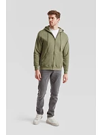 Fruit of the Loom Classic Hooded Sweat Jacket Mikina s kapucí 16.2062 red Fruit of the Loom Classic Hooded Sweat Jacket Mikina s kapucí 16.2062 red