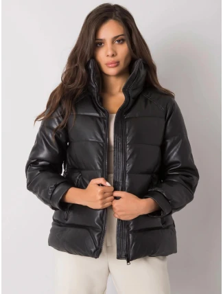 Dámská prošívaná zimní bunda z eko-kůže D-3230 - FPrice Dámská prošívaná zimní bunda z eko-kůže D-3230 - FPrice