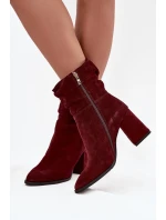 Boty na podpatku  model 220194 Step in style