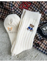 Magnetis ponožky YN5041 Výšivka medvídka Magnetis ponožky YN5041 Výšivka medvídka