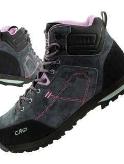 CMP Alcor dámské trekové boty kožené odolné nepromokavé kotníkové boty šedé dámské
