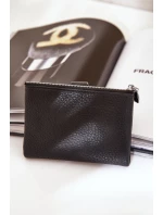 Eko kožená dámská peněženka černá Bronica