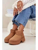 Dámské Nízké Sněhule Na Zasun S Tepelnou Podšívkou Camel Mavelle Dámské Nízké Sněhule Na Zasun S Tepelnou Podšívkou Camel Mavelle