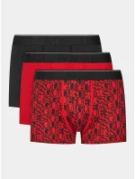 Pánské boxerky 3PACK U3BG25K6YW0 P53M černočervené - Guess Pánské boxerky 3PACK U3BG25K6YW0 P53M černočervené - Guess