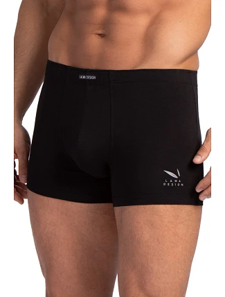 Pánské boxerky M-BAM893SZ 2-PACK černo-šedé - Lama