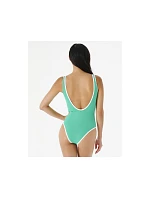 RIP CURL Premium Surf Cheeky One Piece Zelené plavky