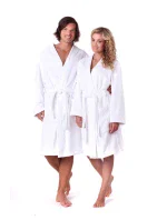 Unisex župan Sauna kimono 1250 bílá - Vestis Unisex župan Sauna kimono 1250 bílá - Vestis