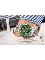 Pánské hodinky Giewont Chronograph Sapphire Silver Green GW3970-B8 Pánské hodinky Giewont Chronograph Sapphire Silver Green GW3970-B8