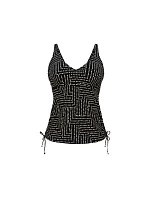 Style Malaika Top tankini - horní díl 8851-1 black - RosaFaia Style Malaika Top tankini - horní díl 8851-1 black - RosaFaia