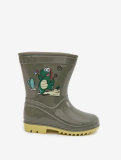 Dětské holínky tmavě zelené Esalina