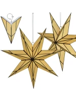 PAPÍROVÁ DEKORACE ŠPAČEK 50CM 7 LISTŮ CRYMOND