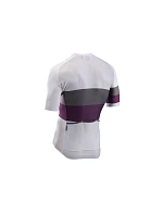 Cyklistické tričko NORTHWAVE Blade Air Jersey Short Sleeve světle šedé/fialové Cyklistické tričko NORTHWAVE Blade Air Jersey Short Sleeve světle šedé/fialové