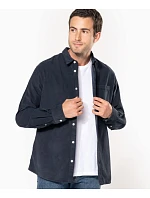 Kariban K 599 Manšestrová košile s dlouhým rukávem 20.K599 washed dark navy Kariban K 599 Manšestrová košile s dlouhým rukávem 20.K599 washed dark navy
