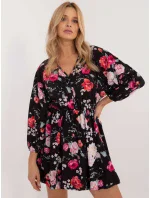 Šaty DHJ SK 19861 4.28 černá a červená