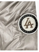 Cienka pikowana kurtka damska Goodlookin beżowa (B8573-12)