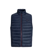 Jack&Jones pánská vesta bez rukávů JJEBRADLEY LIGHT BODYWARMER COLLAR NOO 12280973 SKY CAPTAIN