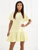 RV SK šaty A1229.10P světle žlutá