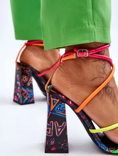 Módní sandály na vysokém podpatku Vícebarevné Josette