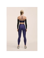 Dámské legíny s vysokým pasem Casall Overlap High Waist Tights, fialové