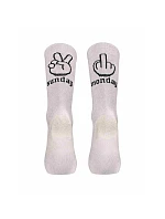 Cyklistické ponožky NORTHWAVE Sunday Monday Sock, bílé Cyklistické ponožky NORTHWAVE Sunday Monday Sock, bílé
