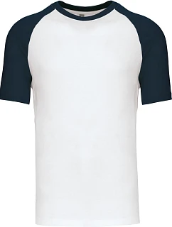 Kariban K 330 Baseballové tričko 20.K330 white/navy
