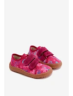 Dětské barefoot pantofle Froddo Canvas G1700440-24 fuchsiové Dětské barefoot pantofle Froddo Canvas G1700440-24 fuchsiové