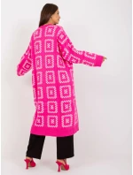 Dámský svetr LC SW 0296 fluo růžový