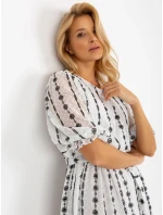 LK SK šaty 508963 1.38 bílá a černá