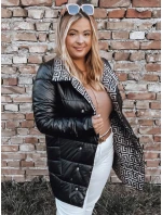 Dámská prošívaná bunda VETIS černá FashionStreet TY2978