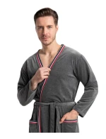 Pánský župan Luna 854 Velour M-2XL Pánský župan Luna 854 Velour M-2XL