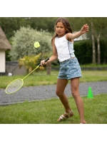 PŘENOSNÝ BADMINTONOVÝ A TENISOVÝ SET 2 V 1 VIRTUFIT - VČETNĚ POUZDRA A RAKET