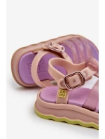 Vonné dětské sandálky na suchý zip ZAXY NN385020 fialové
