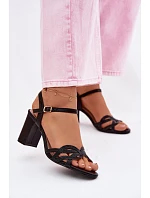 Sandály na podpatku  model 226912 Step in style