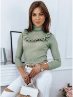 Dámský svetr NOAH světle zelený FashionStreet MY1406 Dámský svetr NOAH světle zelený FashionStreet MY1406