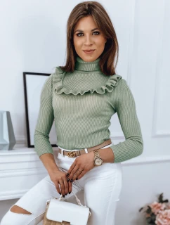 Dámský svetr NOAH světle zelený FashionStreet MY1406