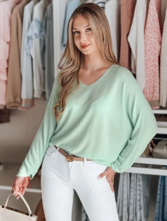 Dámský oversize svetr NORVAN mint FashionStreet MY2454