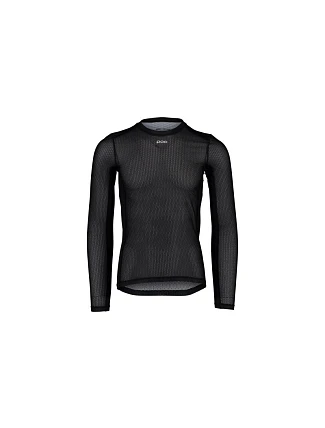 Cyklistické tričko POC ESSENTIAL LAYER LS – černé Cyklistické tričko POC ESSENTIAL LAYER LS – černé