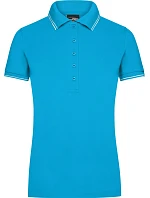 Daiber JN 985 Dámské piqué polo 02.0985 turquoise/white Daiber JN 985 Dámské piqué polo 02.0985 turquoise/white