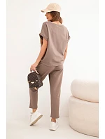 Bavlněný komplet halenka + kalhoty fango