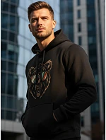 Pánská mikina s kapucí bear black FashionStreet NX0041B