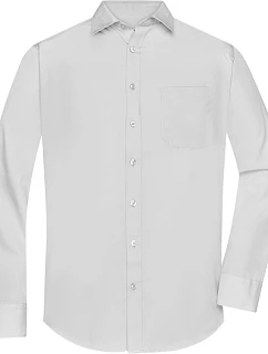 Daiber JN 678 Popelínová košile s dlouhým rukávem 02.0678 light grey