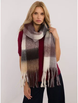 Šála AT SZ 2312501.62 tmavě hnědá