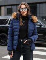Dámská prošívaná zimní bunda VERSES navy blue FashionStreet TY4039