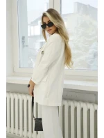 Dámské sako Laura white - MM FASHION