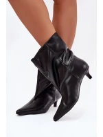 Boty na podpatku  model 221935 Step in style