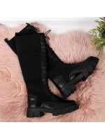 Dámské boty Bagger s ponožkou černé Sabatina