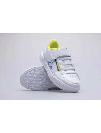 Dětské boty Marabu II K Jr 260817K-1060 Bílá se žlutou - Kappa
