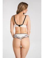 K842 TANGA ČERNÁ A BÍLÁ