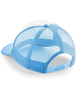 Beechfield B 645 5 panelová kšiltovka Vintage Trucker 53.0645 sky blue/white