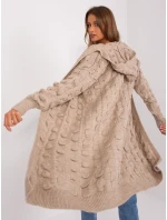 Cardigan BA SW 8026.93P tmavě lila